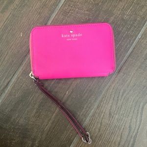 Kate Spade Barbie Hot Pink Wallet wristlet